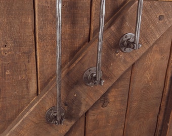 Ringhiera della scala in ferro battuto Balaustre mandrini picchetto verticale e angolato scala in metallo ringhiera della scala industriale 1000mm lunghezza