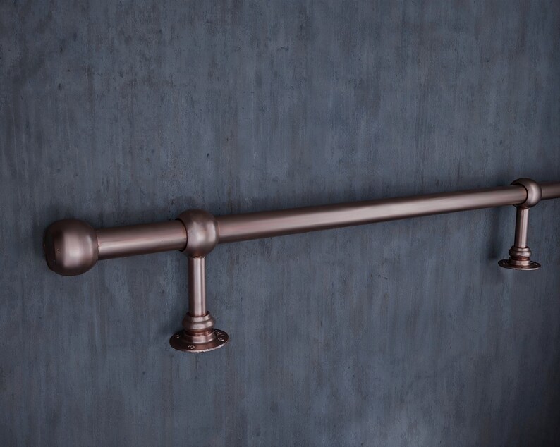 Industrial Foot Rail Copper Heavy Duty Home Bar Foot Rail Kitchen ...