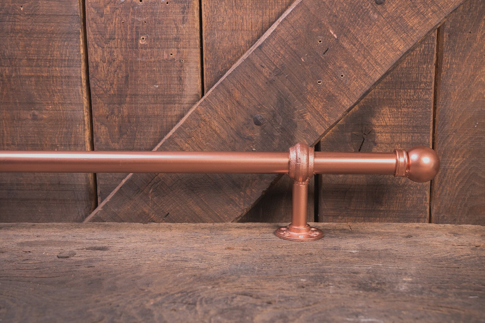 Industrial foot rail copper home bar foot rail Kitchen island Etsy