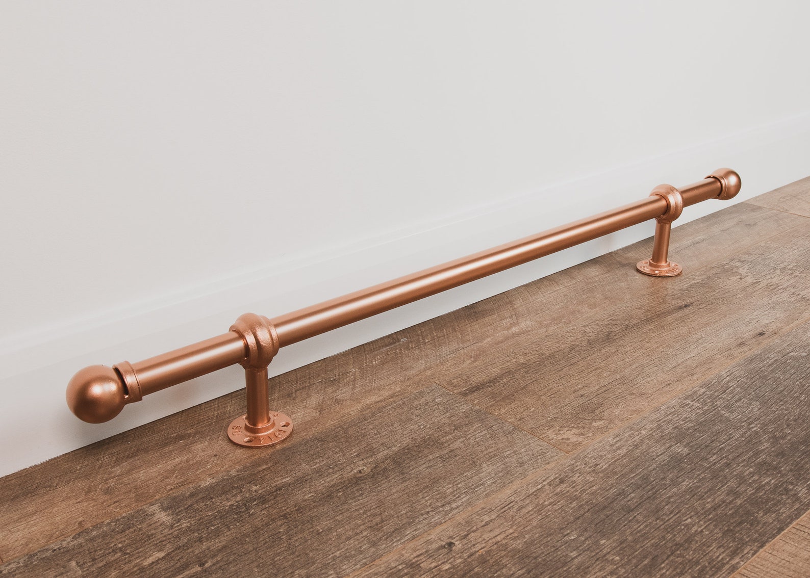 Industrial Foot Rail Copper Home Bar Foot Rail Kitchen Island Etsy UK