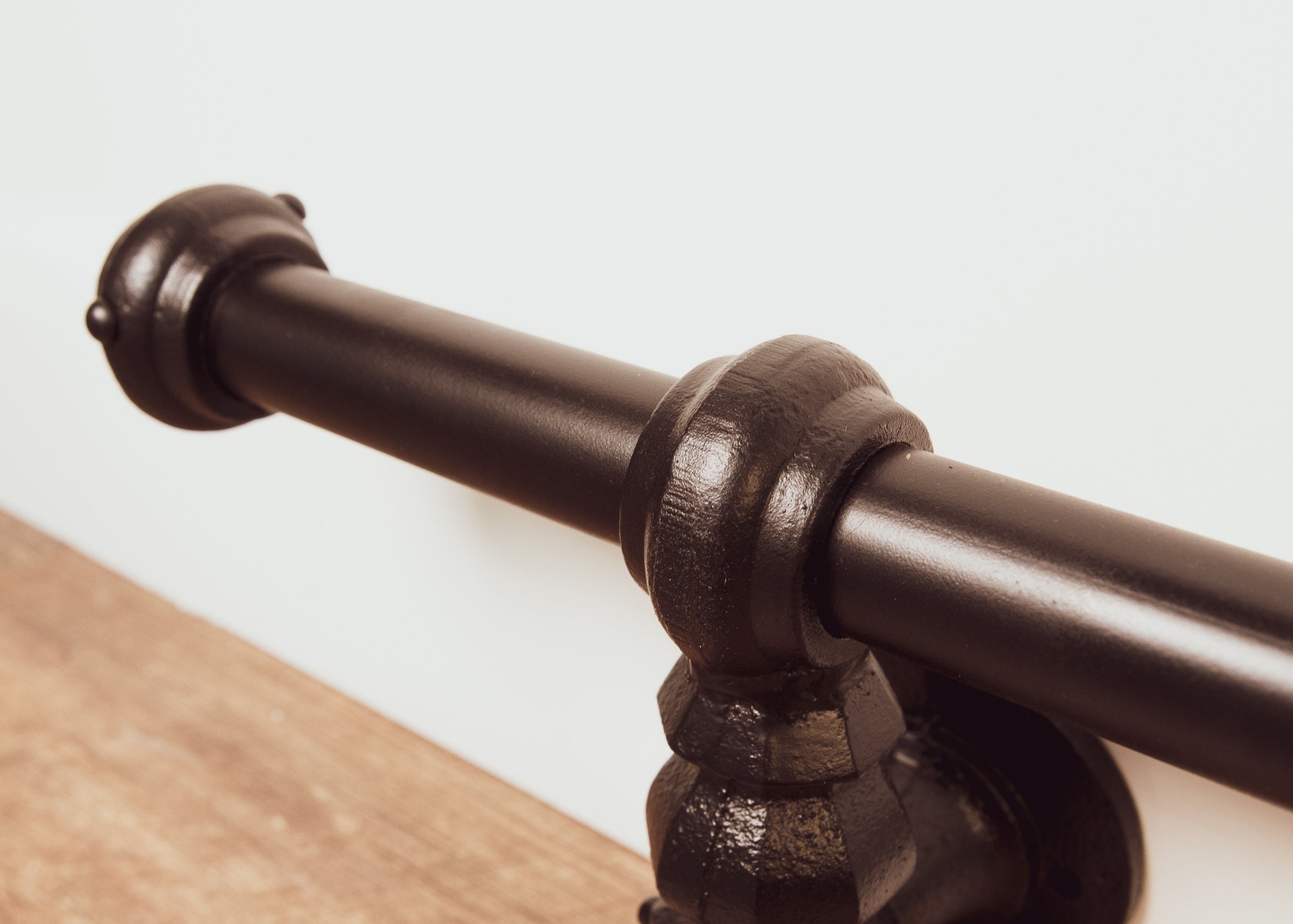 Industrial Foot Rail Black Home Bar Foot Rail Kitchen Etsy UK