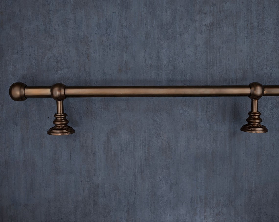 Industrial Foot Rail Bronze Heavy Duty Home Bar Foot Rail Kitchen ...