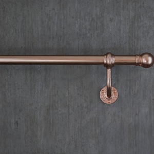 Industrial Copper Stair Handrail Wrought Iron Staircase Railings Steel ...
