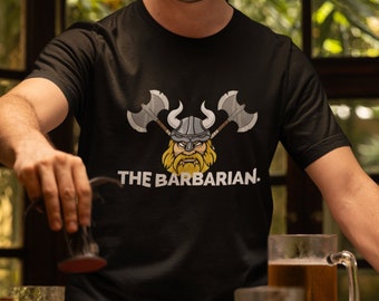 DnD Classes Tshirt - Barbarian Dungeons and Dragons