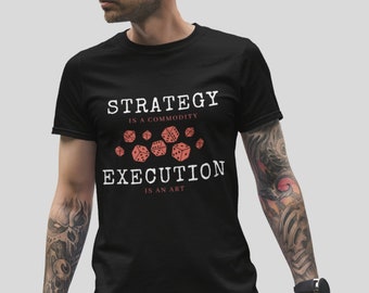 Tabletop Gaming T-Shirt - Strategy is a Commodity