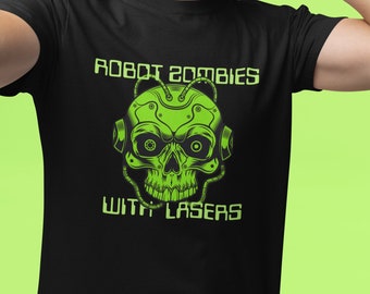 Necrons Tshirt for Wargamers - Robot Zombies with Lasers!