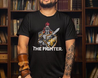 DnD Classes Tshirt - Fighter Dungeons and Dragons