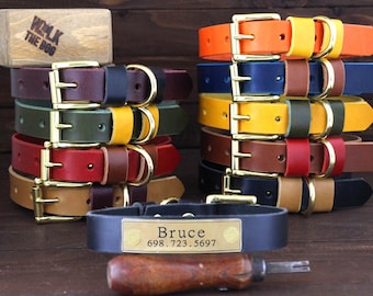 boy dog collars etsy