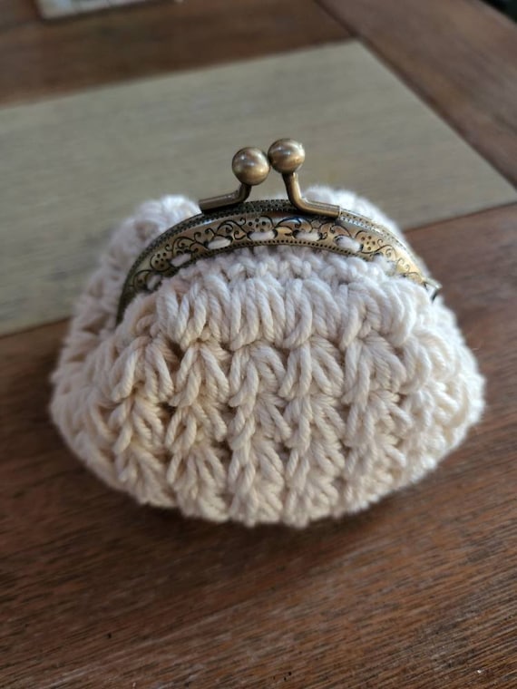 Crochet Pattern Crochet Meadow Coin Purse Crochet Coin Bag
