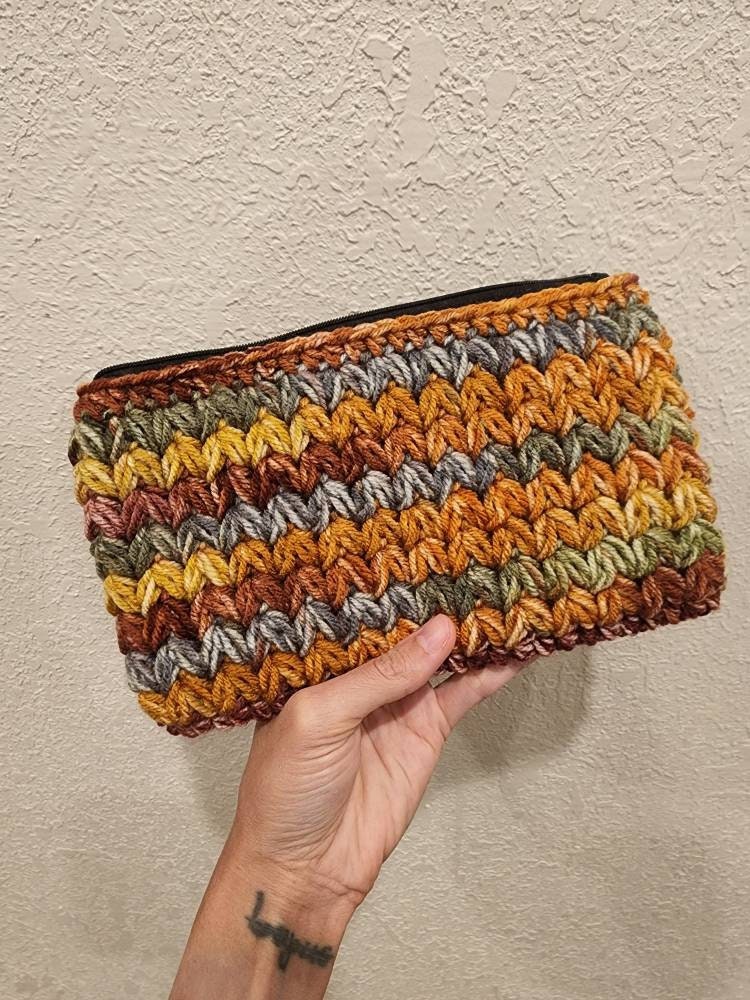 Crochet Pattern Crochet Pouch Crochet Meadow Pouch Bag Etsy