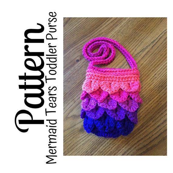 crochet mermaid purse