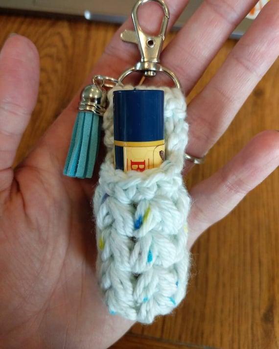 Crochet Pattern, Crochet Meadow Chapstick Holder, Crochet