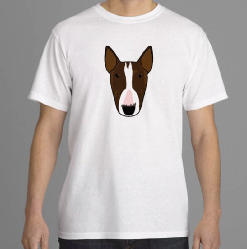 Big Bully Head T Shirt Custom markings of your dog available image 8