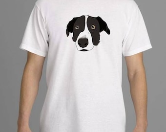 Custom pet portrait t-shirt