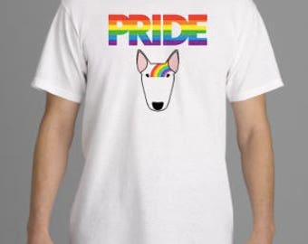 Rainbow Pride Big Bully Head T Shirt