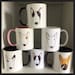 Custom Big Bully Bull Terrier Face Pet Portrait Mug 