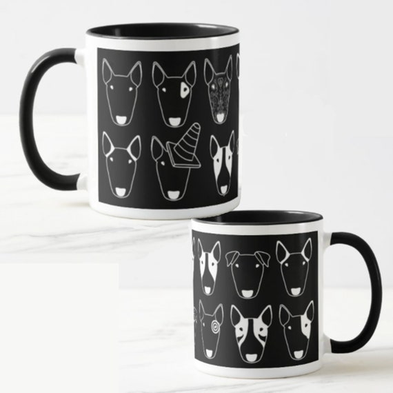 Full Wrap Ghost Multibull Bull Terrier Mug - Etsy