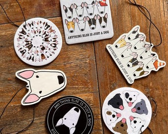 Bull Terrier Car Air Freshener