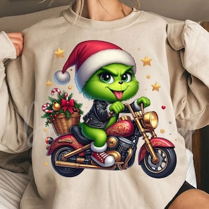 Baby grinch christmas sweater top