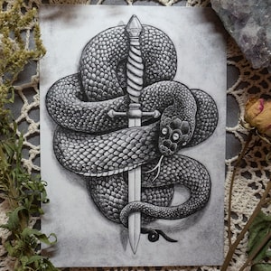 The Entangled Guardian- 5x7