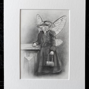 Cicada Girl- original drawing