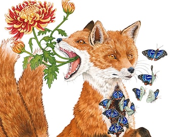 The Ubiquitous Kitsune- print