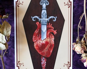 Heart and Dagger- art print