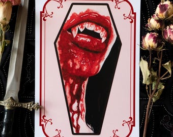 Impression d'art vampire