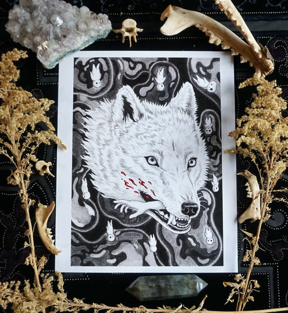 Cut off a Wolf's Head and It Still Has the Power to Bite- 8x10