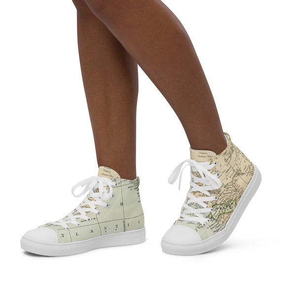 Womens High Top Canvas Shoes Cute High 