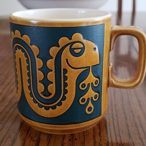 VTG Hornsea Pottery Nessie Beaker Mug William John Clappison