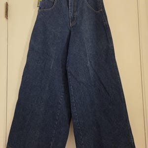 Vintage B ONE SOUL vida jeans med löstagbar passform – 90-tals Y2K japansk streetwear-denim bild 13