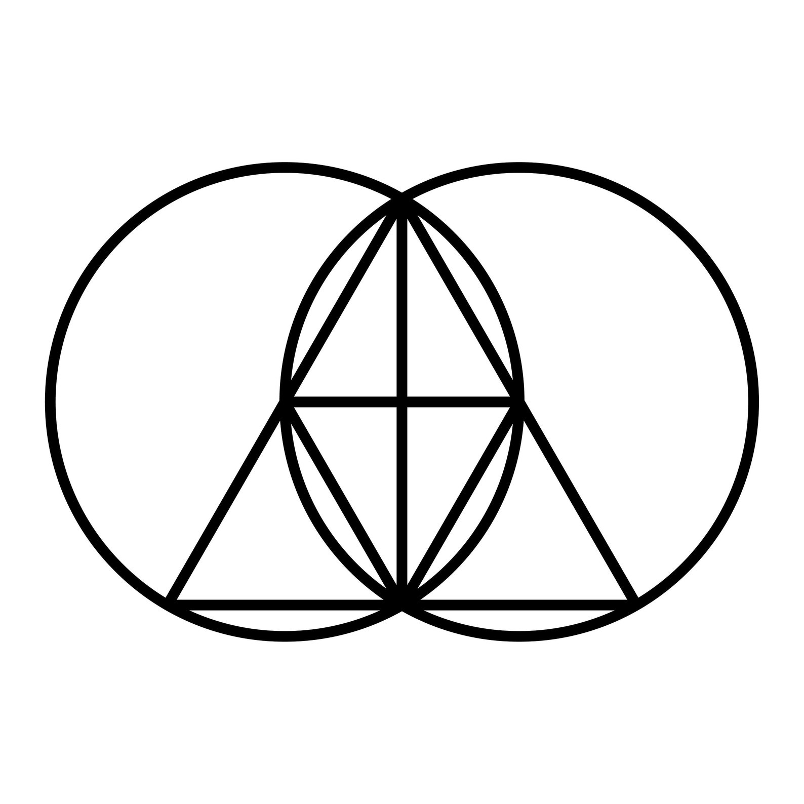 Vesica Piscis SVG / Sacred Geometry SVG / Spiritual SVG / Etsy Norway
