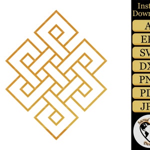 Endless Knot SVG cut file / celtic svg / celtic knot svg / irish svg / celtic vector / celtic clipart / celtic cut file / cricut silhouette