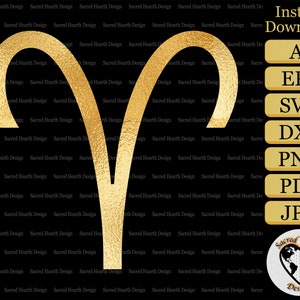Aries SVG / Zodiac SVG / Birthday svg / aries clipart / aries png / zodiac png / astrology svg / horoscope svg / aries cut file