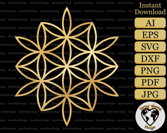 Free Free 138 Flower Of Life Mandala Svg SVG PNG EPS DXF File