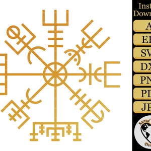 Vegvisir SVG / Viking SVG / Nordic SVG / Spiritual svg / svg cut files ai eps svg dxf png pdf jpg