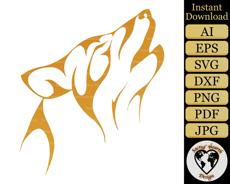 Download Tribal Howling Wolf Svg Tribal Wolf Svg Howling Wolf Svg Wolf Vector Wolf Clipart Wolf Silhouette Wolf Cut File Wolf Png Clip Art Art Collectibles Delage Com Br