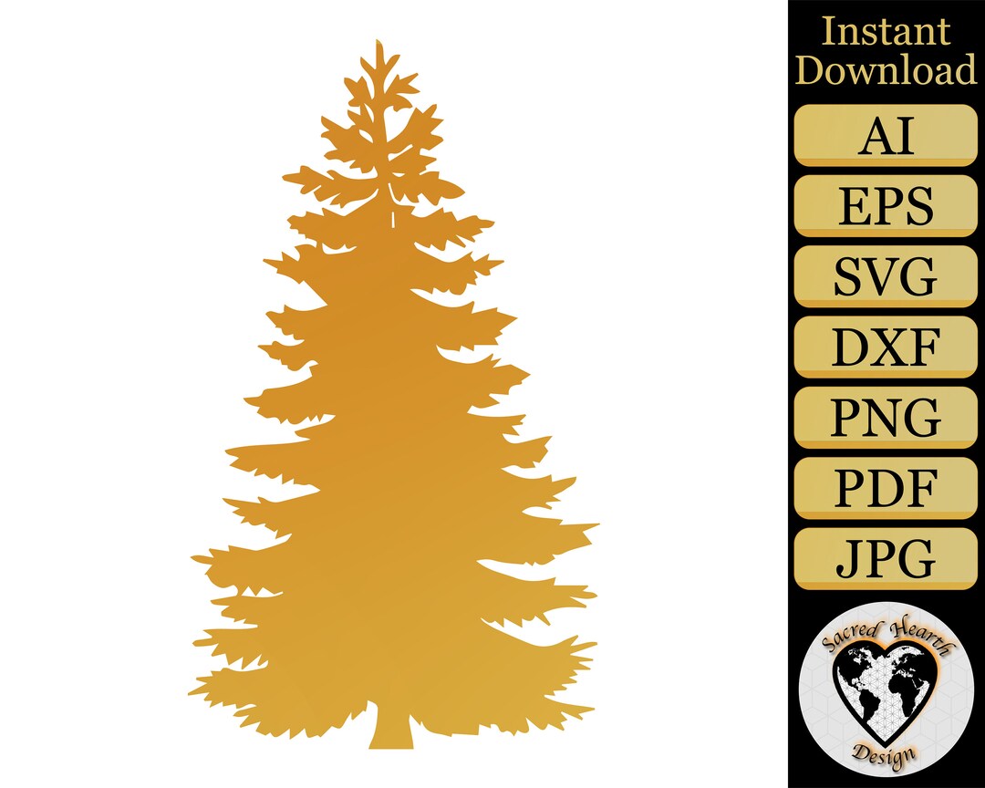 Fir Tree SVG / Tree SVG / Camping Svg / Hiking Svg / Nature Svg / Tree ...