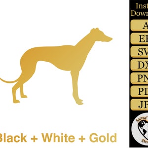 Windhund SVG | Windhund PNG | Windhund Clipart | Rennhund Clipart | Tiersvg | Tier Clipart | SVG Dateien für Cricut