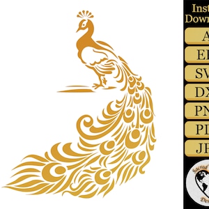 Peacock SVG / Peacock PNG / Peacock Clipart / Peacock Clip art / animal svg / animal png / animal clipart / svg files for cricut