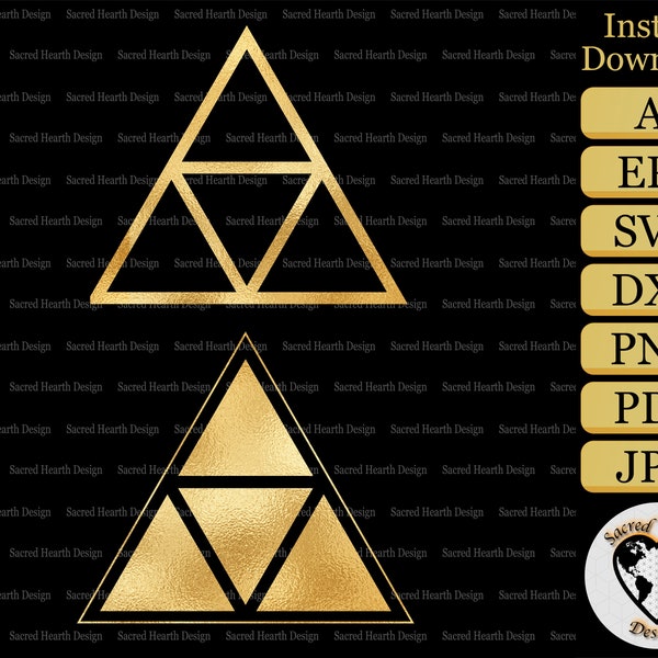 Triforce SVG / Legend of Zelda SVG / Triforce png / triforce stencil / zelda stencil / zelda png / zelda dxf / zelda clipart / zelda vector