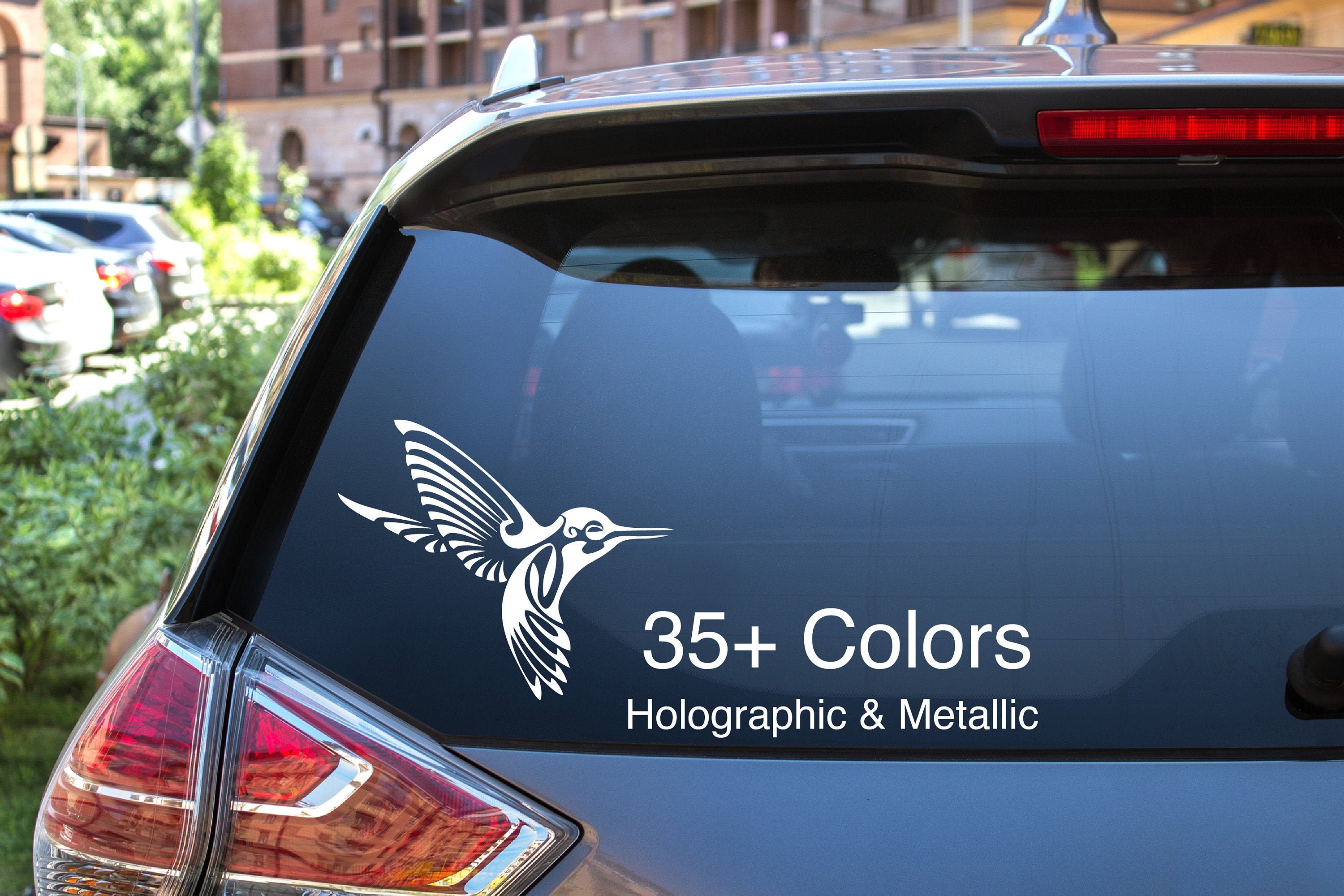 Tribal Hummingbird Decal / Hummingbird Sticker / Car Decal / Etsy