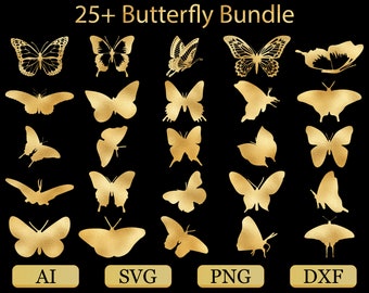 Butterfly SVG Bundle / Butterfly clipart / butterflies svg / butterfly png / butterfly dxf / Butterfly bundle svg / svg cut files for cricut