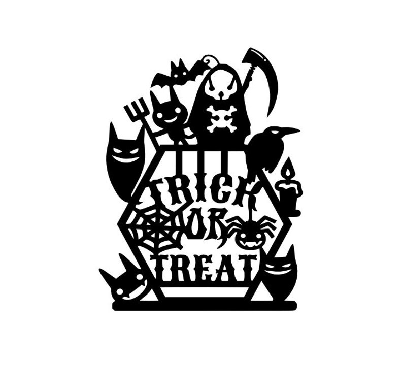 Halloween DXF CNC Dxf for Plasma Laser Waterjet DXF File - Etsy