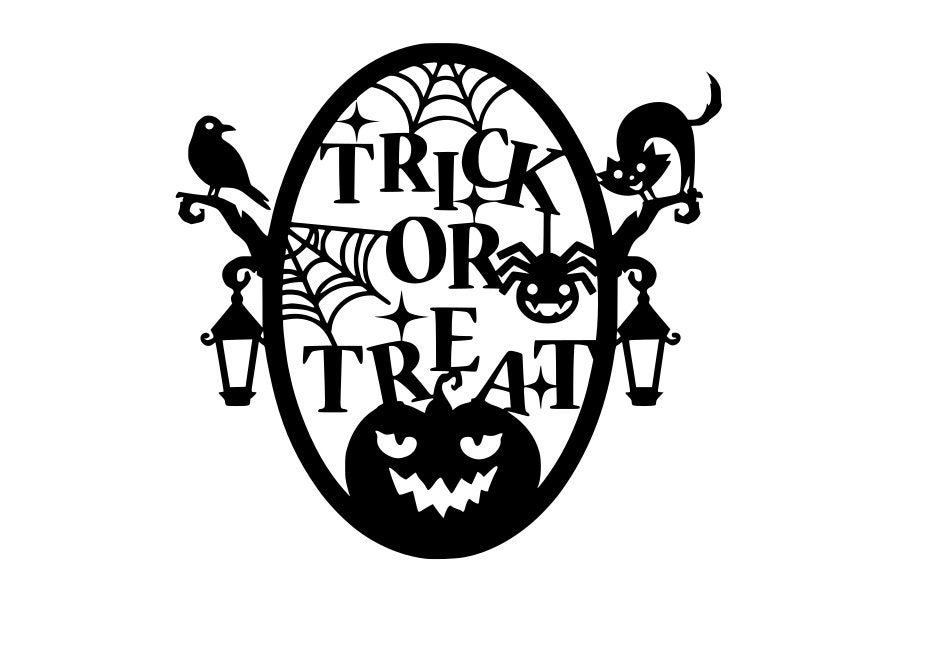 Halloween DXF CNC Dxf for Plasma Laser Waterjet DXF File - Etsy Canada