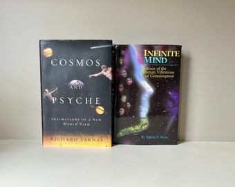 Kosmos und Psyche & unendlicher Geist // Richard Tarnas Valerie Hunt HARDCOVERS Wissenschaft der Menschlichen Schwingungen des Bewusstseins Neue Weltanschauung