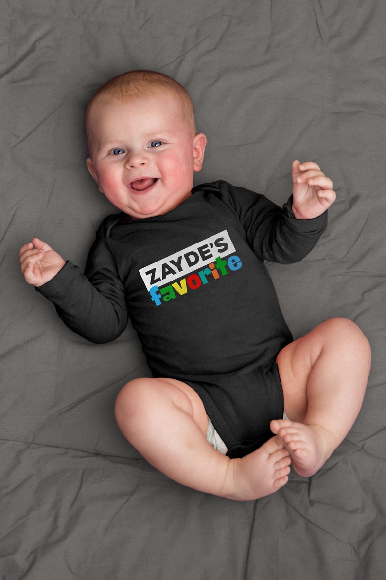 New Baby Gift Zaydes Favorite Jewish Grandchild Organic Cotton Long Sleeve Bodysuit