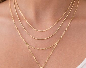 Vintage Gold Bar Layered Pendant Necklace everyday jewelry Birthday Anniversary jewelry