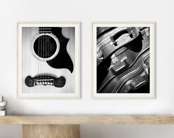 Music Wall Art Gift for Musician Guitar Print Music Print Music Digital Wall Art Gift for Guitarist Abstract Guitar Decor Music Room